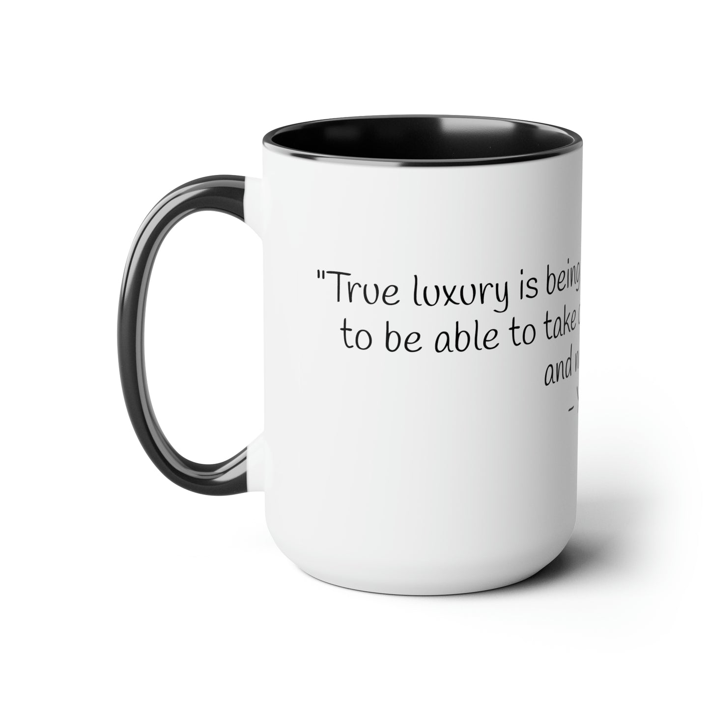 Two-Tone Coffee Mugs, 15oz