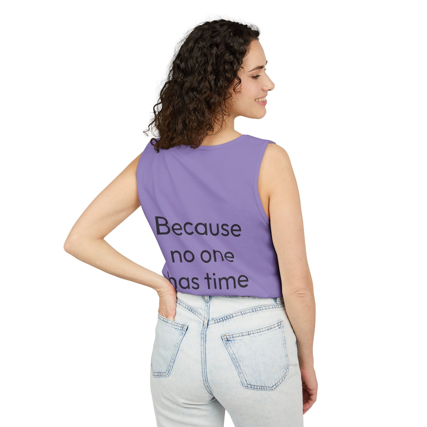 Run Hills Because no one has time for a Treadmill - Unisex Garment-Dyed Tank Top