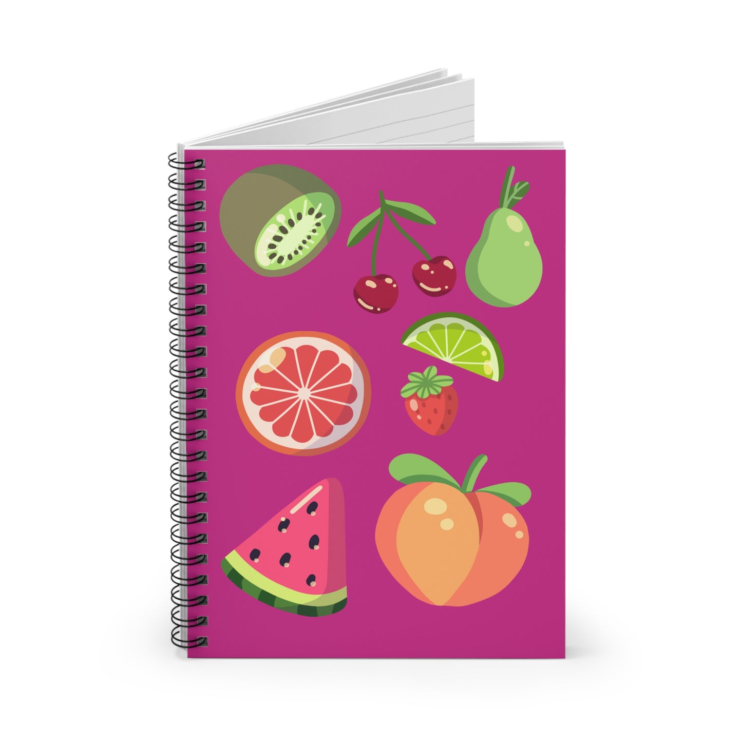 Food Log Spiral Notebook - Ruled Line