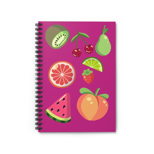 Food Log Spiral Notebook - Ruled Line